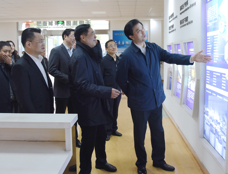 安徽省委常委、省委秘書長、統戰部長陶明倫一行來安徽天康集團調研工作。